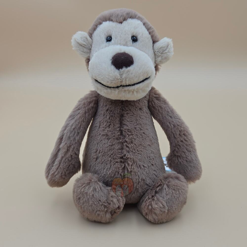 Jellycat Bashful Monkey Small - AUTHENTIC - NEW WITH TAGS
